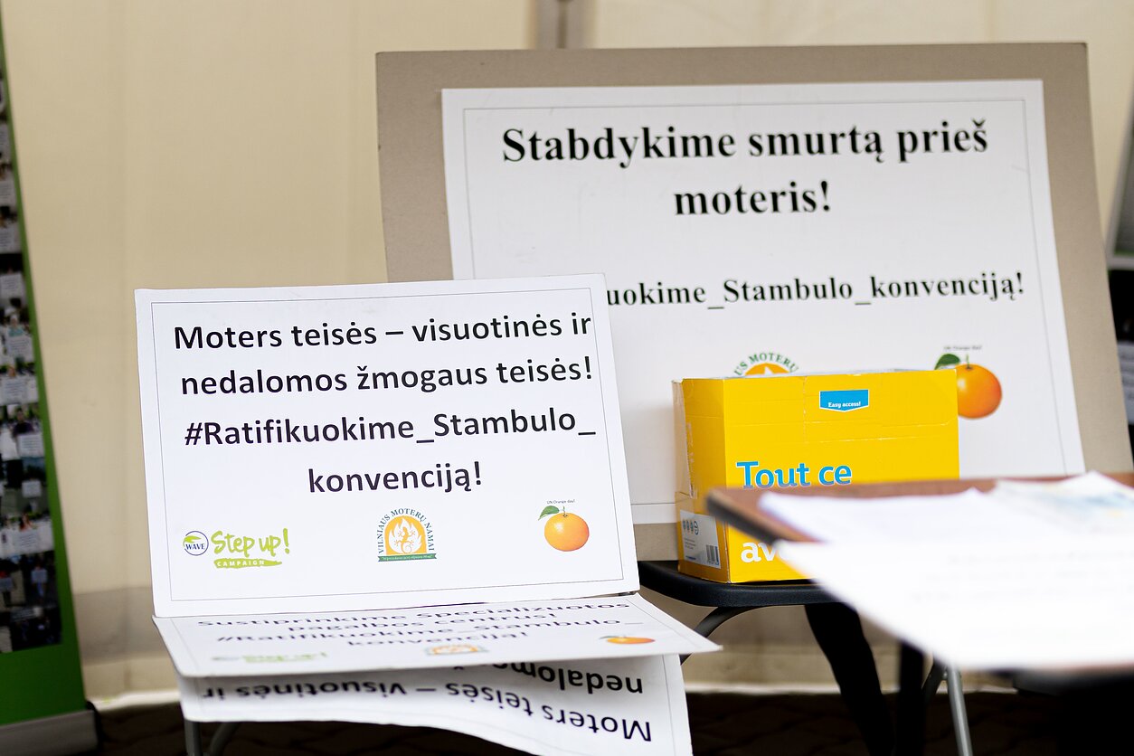  Piketas dėl Stambulo konvencijos ratifikavimo