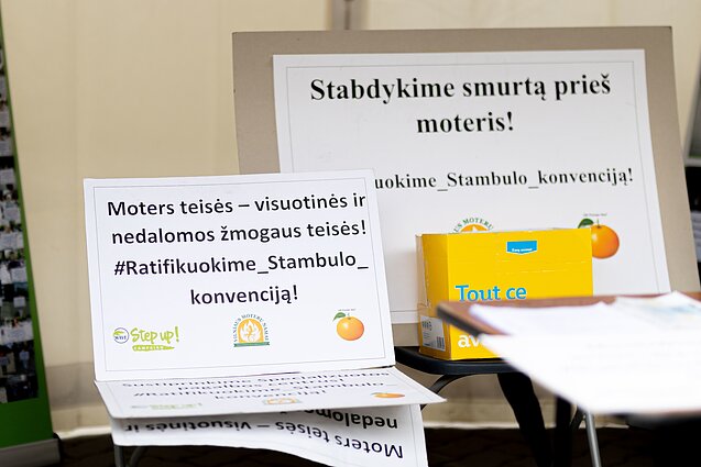  Piketas dėl Stambulo konvencijos ratifikavimo