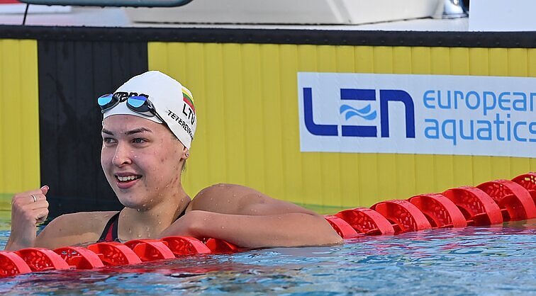 Žinios. Auksu sutviskusi Teterevkova Kinijoje iškovojo bilietą į Paryžiaus olimpines žaidynes