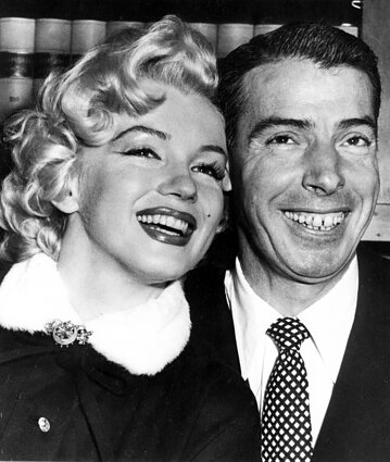 Marilyn Monroe su vyru Joe DiMaggio