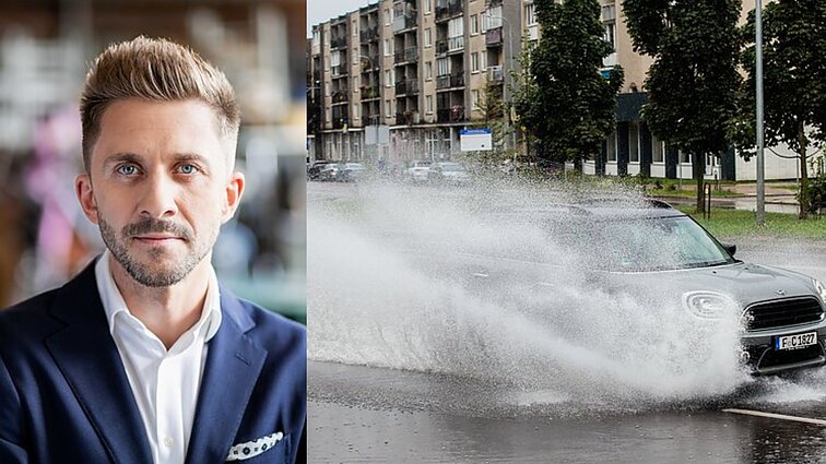 Meteorologas Dikčius: pasakyti tikslias prognozes praėjusį savaitgalį, kur ir kiek iškris vandens, buvo beveik neįmanoma