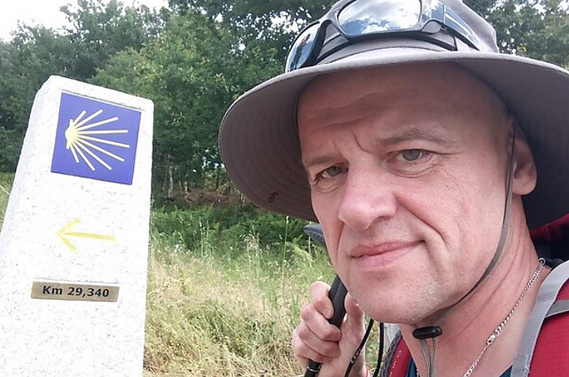 Ne kartą Šv. Jokūbo keliu Ispanijoje žygiavęs aktorius Juozas Gaižauskas: kantrybė kelyje – didesnė vertybė, raumenų gali ir neturėti