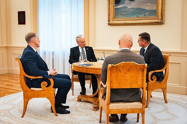 Žinios. Su Nausėda saugumo situaciją aptaręs Kasčiūnas: kai kurių pasienio su Baltarusija punktų uždarymas – laiko klausimas