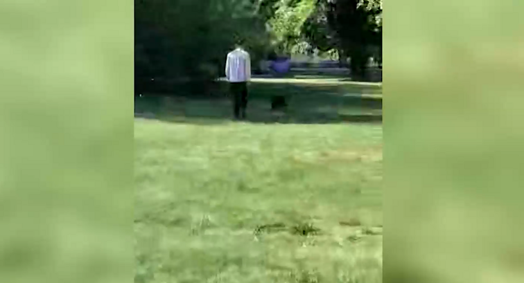 Vaizdo įraše – kitą šunį užpuolusio augintinio šeimininkas