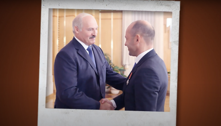 Alexander Lukashenko and Alexander Moshensky Alexander Lukashenko and Alexander Moshensky