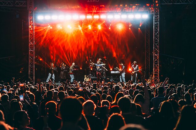 Vaido Baumilos koncerto Trakuose akimirka