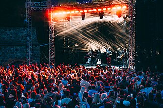 Vaido Baumilos koncerto Trakuose akimirka