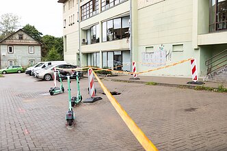Įgriuva Dzūkų gatvėje, Vilniuje Įgriuva Dzūkų gatvėje, Vilniuje