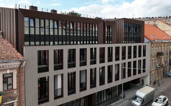 Išrinktas geriausias komercinės architektūros kūrinys: titulą pelnė apartamentai sostinės Basanavičiaus gatvėje