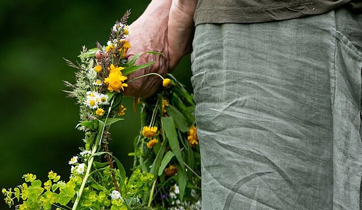 „Į vainikus įpiname meilę“ – tūkstančiai žmonių iš Lenkijos ir Lietuvos Punske minėjo Žolinės šventę
