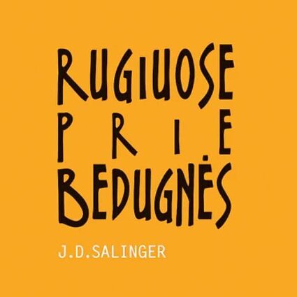 Knygos  „Rugiuose prie bedugnės“ viršelis