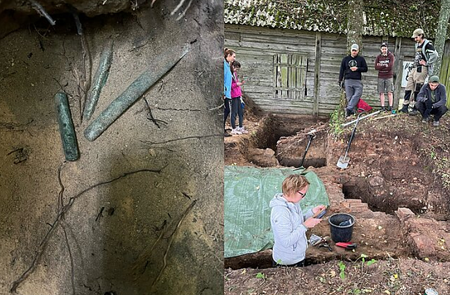 Žinios. Kernavėje rastas lobis – senoviniai pinigai