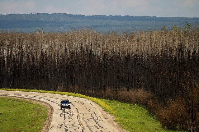 Žinios. Baiminantis miškų gaisrų, Kanados šiaurėje evakuojamas 20 tūkst. gyventojų turintis miestas