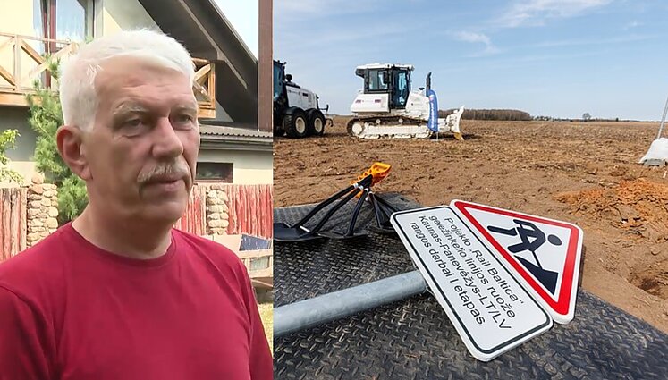 Dėl „Rail Baltica“ tiesimo namą nugriauti turėsiantis Vidmantas: duonos nebeturėsim, traukinį turėsim