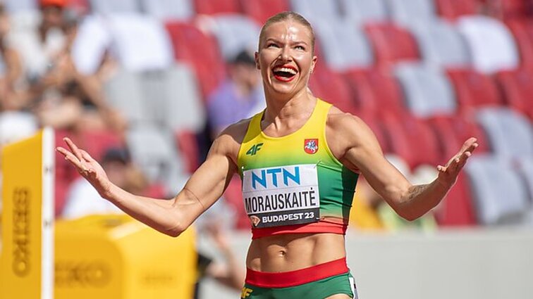 Bilietą į pusfinalį užsitikrinusi Morauskaitė trykšta džiaugsmu: prieš startą sau sakiau – „bėk iš širdies“