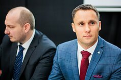 Gintautas Jakštas ir Ramūnas Skaudžius