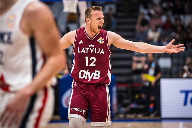 Latvija nugalėjo Prancūziją Latvija nugalėjo Prancūziją