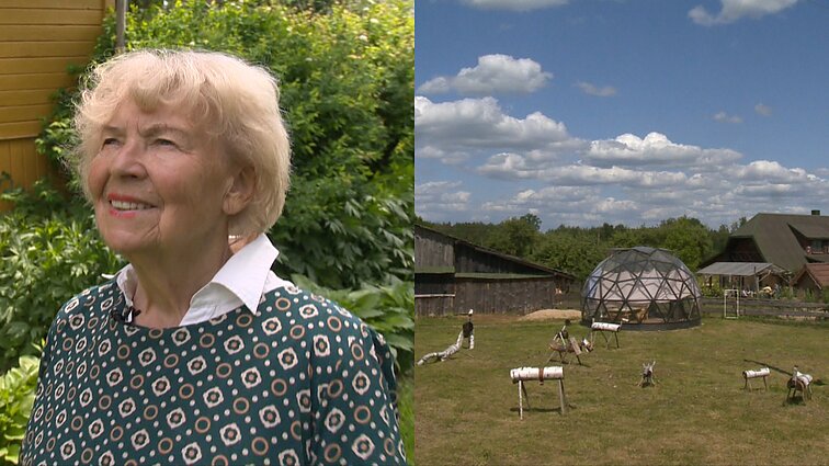 Unikali senjorės Zinos sodyba: pačios iš molio pastatytame name veikia darželis ir mokykla, tikintieji laukiami šiaudinėje koplyčioje