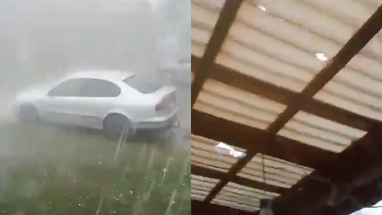 Į Lietuvą atkeliavo audra: pranešama apie krušos niokojamą turtą, stiprią liūtį