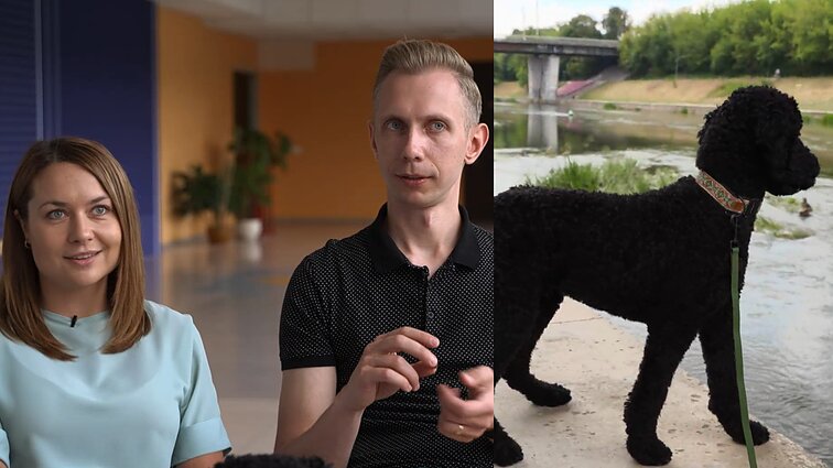 Gyvūnų užkalbėtoja. Dresūros pamoka Justės Tamošaitienės pudeliui Glasui: kaip šunį išmokyti netempti pavadžio?