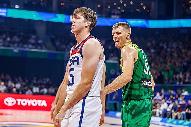 Įspūdingiausia akimirka šių metų pasaulio čempionate: Lietuva įveikė JAV krepšininkus