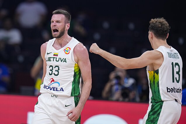 Sportas. Orai. Rytoj dėl vietos pasaulio čempionato pusfinalyje Lietuvos rinktinė susirems su Serbijos ekipa