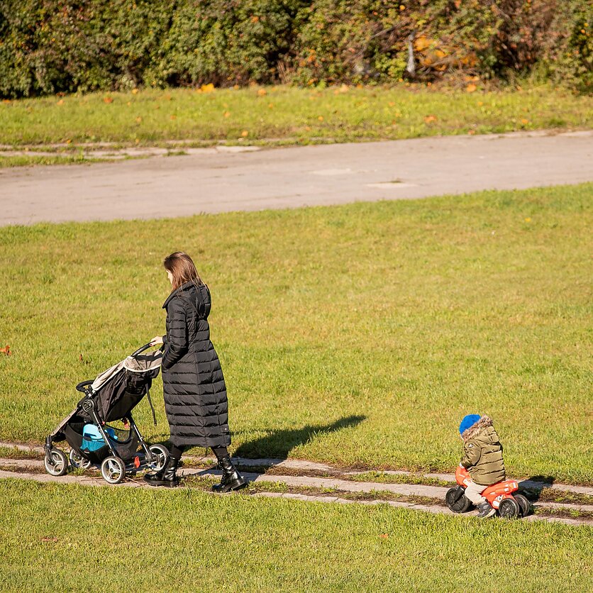 D. Umbraso  / LRT nuotr., Mama su vaikais