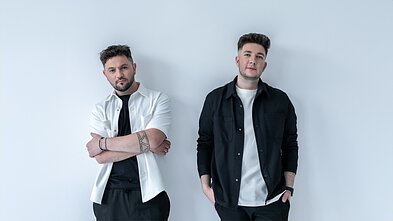 Dueto „Popkultūra“ nariai Valdas Kabutavičius ir Emilis Lingė Dueto „Popkultūra“ nariai Valdas Kabutavičius ir Emilis Lingė