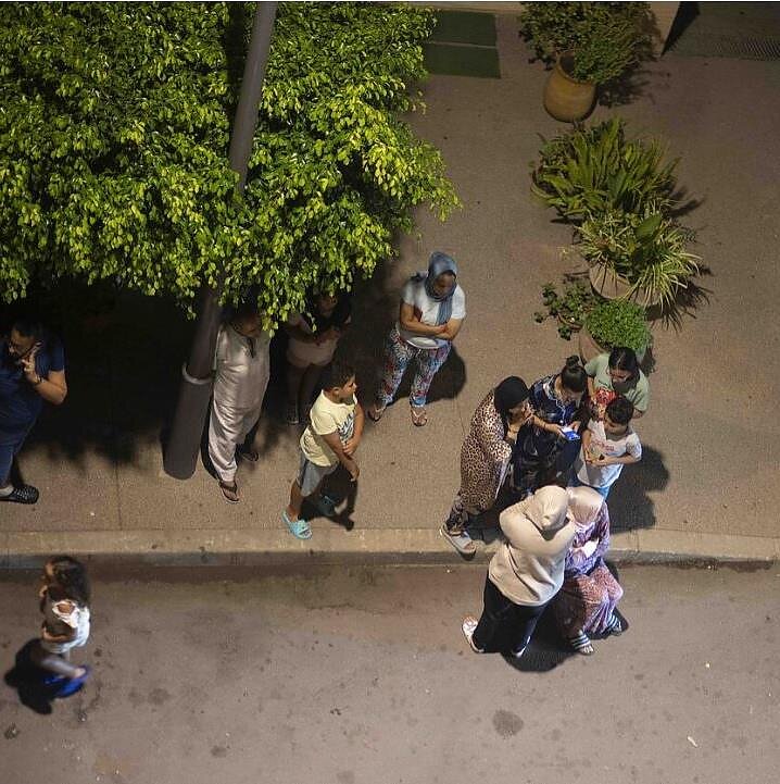 AP  nuotr., Ryto garsai. Maroke gyvenanti lietuvė apie beveik 300 gyvybių nusinešusį žemės drebėjimą: naktį žmonės praleido gatvėje