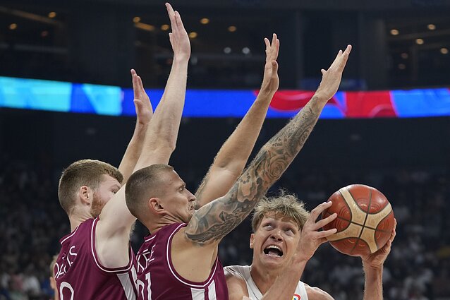 Sportas. Orai. Lietuvos rinktinė 35 taškų skirtumu nusileido Latvijai ir pasaulio čempionate užėmė šeštą vietą