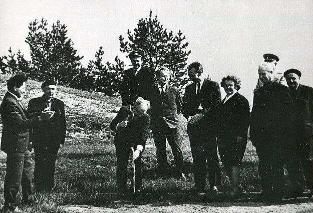 Vieta Ignalinos atominės elektrinės statybai, 1970 m. Vieta Ignalinos atominės elektrinės statybai, 1970 m.