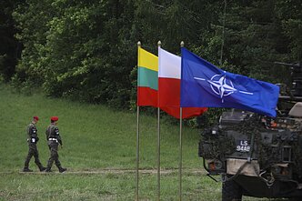 NATO drills involving Polish and Lithuanian troops. NATO drills involving Polish and Lithuanian troops.