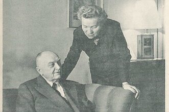 Jonas Budrys ir Regina Budrienė in 1958 Jonas Budrys ir Regina Budrienė in 1958