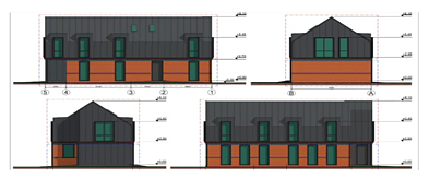 Pradinis istorinio pastato Kintuose rekonstrukcijos projektas