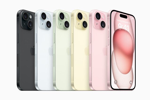 „iPhone 15“ telefonai
