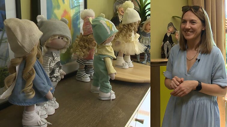 Lėlių kūrimui Sigita antram gyvenimui prikelia įvairias medžiagas: siekiu, kad vaikai iš karto pajustų ryšį su lėle