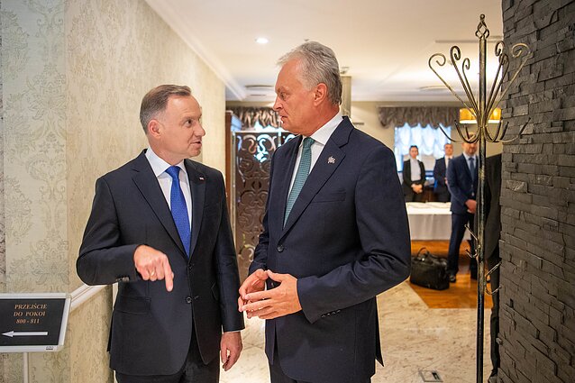 Andrzejus Duda ir Gitanas Nausėda