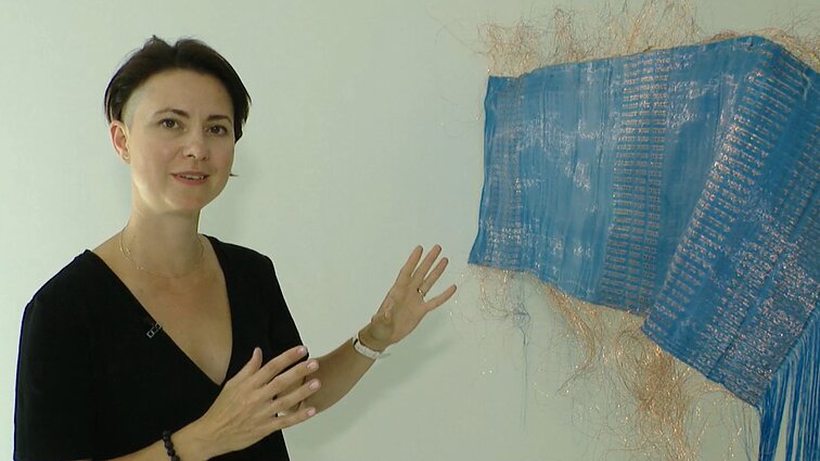 „Audimas moko neskubėti“: tekstilės menininkė vieną darbą kuria maždaug metus