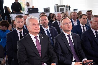 Gitanas Nausėda ir Andrzejus Duda 