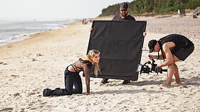 Jessicos Shy vaizdo klipo filmavimo akimirka Jessicos Shy vaizdo klipo filmavimo akimirka