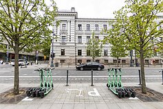 Elektrinių paspirtukų stovėjimo vietos