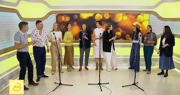 „Laisvo oro choras“ kviečia improvizuoti balsu: visi dalyviai turi galimybę patirti skirtingus vaidmenis