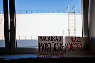 Įspėjamasis mokytojų streikas