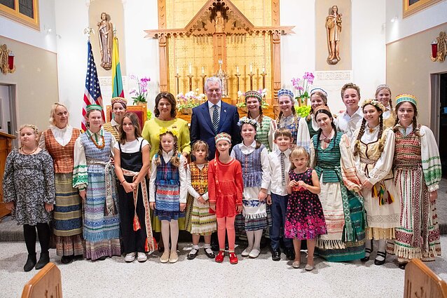 Gitanas Nausėda susitiko su Los Andželo lietuvių bendruomene