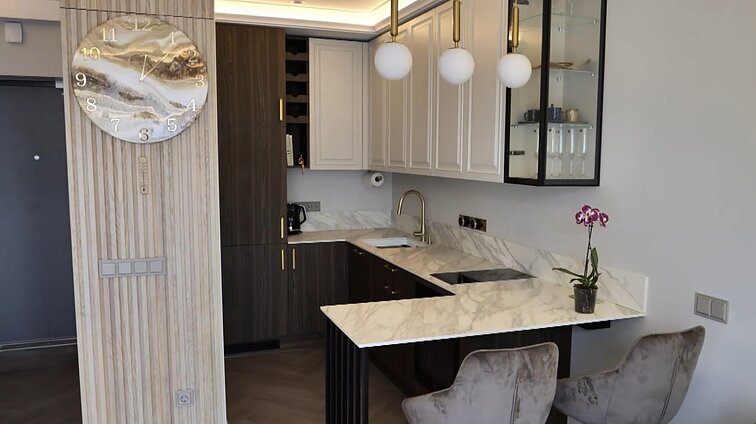 Mažame bute – dideli studentės užmojai: vos 33 kvadratinių metrų erdvėje pavyko įgyvendinti visus lūkesčius