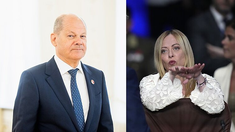 Neteisėti migrantai tampa nesantaikos tema įvairiose Europos šalyse: Scholzui – griežtas Meloni laiškas