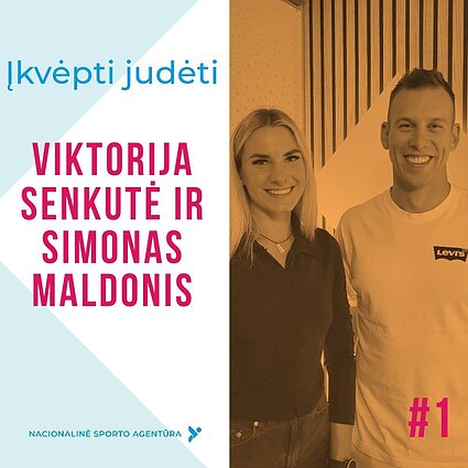 Įkvėpti judėti. Olimpiniai kelialapiai ne tik į Paryžių, bet ir vienas kito širdį – Viktorija Senkutė ir Simonas Maldonis