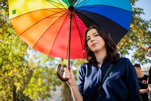 Prie Seimo mitingą surengė LGBT bendruomenė