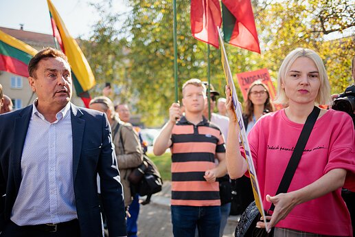 Prie Seimo mitingą surengė LGBT bendruomenė