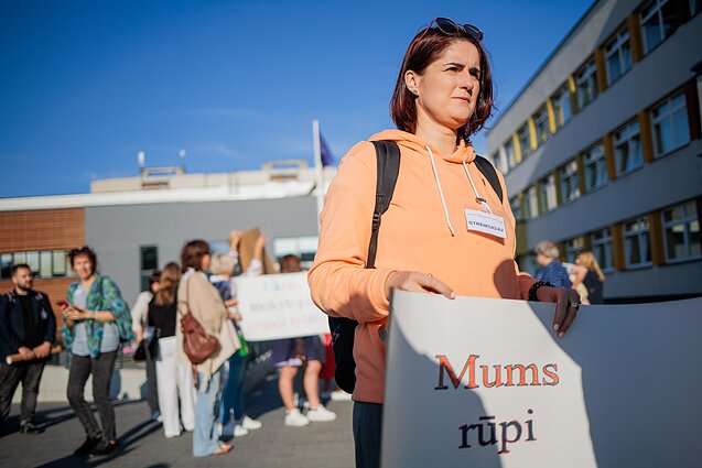 Mokytojų streikas Vilniuje